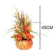 thumbnail image 3 of Escultura de calabaza Zulema Decoración grande de calabaza Artificial 45 cm x 25 cm, 3 of 8