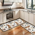 thumbnail image 3 of Kitchen Rugs Sets Of 2,Golden Retriever Anti Fatigue Kitchen Mat Rugs Non Slip Washable,Decorative Kitchen Floor Mats for Kitchen,Sink,Laundry,17"x47"+17"x47", 3 of 5