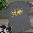 thumbnail image 3 of Men's "SUP Fish" Tri-Blend Crew Tee by Bird Island Outfitters, 3 of 4