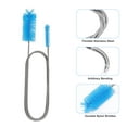 thumbnail image 4 of 12pcs Glass Tube Pipe Cleaners Brush Kit, 17" Long Handle Nylon Straw Brush, 8.2" Different Diameters Brushes, 35" Flexible Double-Ended Hose Brush, 4 of 6