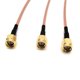 thumbnail image 4 of Cable de Conexión Coaxial de Radiofrecuencia, Paquete de 3, Cable Divisor SMA, Cable Coaxial SMA Macho A SMA Hembra Dual, 4 of 5