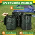 thumbnail image 3 of Wakeman Outdoors 44-Gal, 29.5-Gal and 23.1-Gal Camping Pop Up Trash Cans, 3 of 7