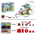 thumbnail image 3 of Tree house Building Set with LED,Friend Tree House Building Block Toy with Swing,Slide, 792pcs Mini Blicks, 3 of 5