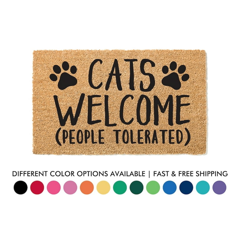 Wipe Your Paws Doormat Skinny Doormat Small Doormat Mini 