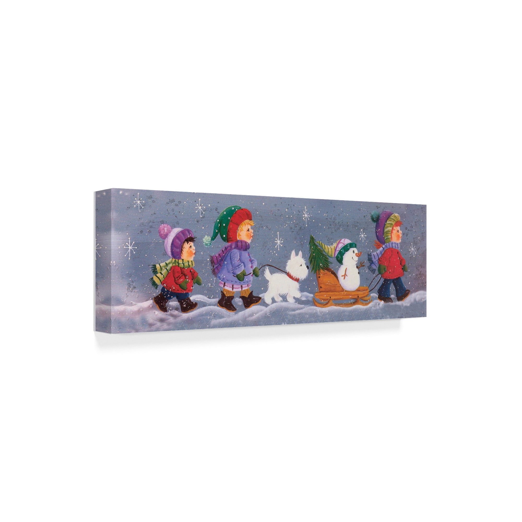 Trademark Fine Art 'Children Parade' Canvas Art by Beverly Johnston