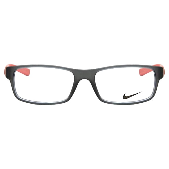 Nike 5090 Full Rim Rectangle Matte Anthracite/Red Eyeglasses