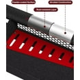 thumbnail image 4 of M optimized Running Boards Compatible with 2019-2025 Dodge Ram 1500 Crew Cab, Steel Rock Sliders for 2019 2020 2021 2022 2023 2024 Ram 1500 New Body Supercrew Cab Only, 4 of 5