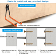 thumbnail image 3 of Gancho de almacenamiento de pared resistente, gancho para equipos de entrenamiento de gimnasio comerciales domésticos, 3 of 5