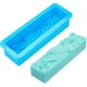 thumbnail image 1 of Molde de silicona para jabón con forma de flor de 22 oz, con relieve 3D, rectangular, para fundición de resina, 1 of 9