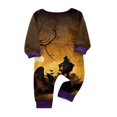 thumbnail image 4 of Matching Halloween PJs Set for Family, 2 Piece Long Sleeve Top and Pants Lounge Sleepwear Nightwear for Family Gathering, 4 of 4