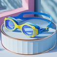 thumbnail image 2 of ZACPNCV Kids Swim Goggles Adjustable Silicone Swimming Goggles Crystal Clear Swim Glasses for Teens Yellow Free Size, 2 of 4
