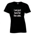 thumbnail image 4 of Just Here for the Cake Party T-Shirt - Black - Unisex, 4 of 7