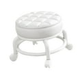 thumbnail image 5 of Dualoai 360 degree Rotating Low Roller Seat Stool Swivel Chair Kids Sturdy Easy to Move Round white, 5 of 9