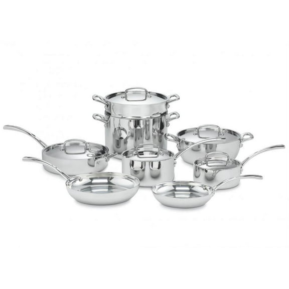 Cuisinart French Classic Tri-Ply Stainless 13 Piece Set