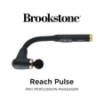 thumbnail image 2 of Brookstone Reachpulse Pro Long Handle Percussion Massager – 6-Speed Deep Tissue Massage Gun with 4 Heads, Rechargeable Battery, Portable Handheld Muscle Therapy for Pain Relief & Recovery, 2 of 8