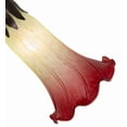 thumbnail image 3 of 19" Wide Seafoam/Cranberry Tiffany Pond Lily 4 Light Fan Light, 3 of 5
