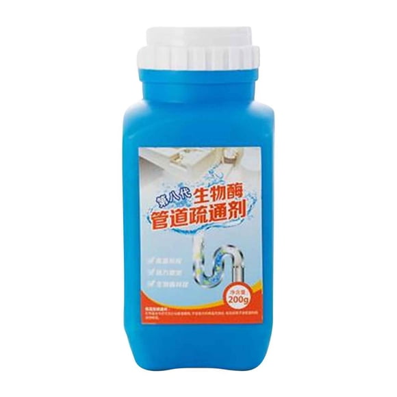 Biological Enzyme Pipe Drain Cleaner - Dissolves Hair, Grease, and Soap Scum in Toilets, Sinks, and Showers - Safe for Septic Systems
