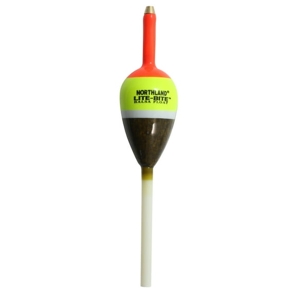 Northland Tackle Lite-Bite Slip Bobber, Freshwater, 1" Oval, Sunrise