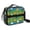 Rooster and Pumpkin, variant on Rooster and Pumpkin Green Pattern Insulated Lunch Bag with Shoulder Strap and Bottle Holder,Bento School Lunch Bag Box,11x9.5x3.5 Inches