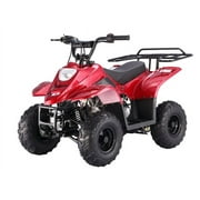 TAO TAO 2021 TaoTao Boulder Spider Red color 110B1 110cc ATV Quad GAS 4 Wheeler is Fully Automatic for kids, Unisex children comes with Kill switch, Speed governor , Remote Control and FREE Rear metal rack