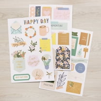 Jen Hadfield Live & Let Grow Sticker Book-W/Gold Foil Accents 201/Pkg