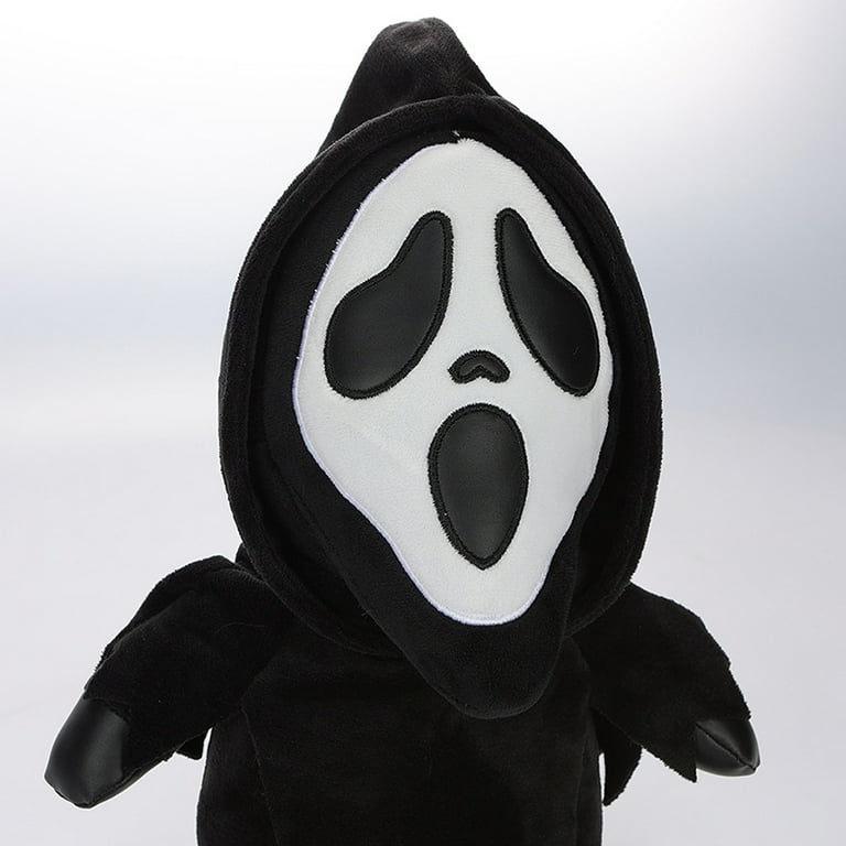 6.7'' Screaming Ghostface Plush Toy,Monster Horror Killers Plushies Figure  Doll Toys Scary Ghost Stuffed Plush Toy Movies Fan Gift