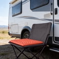 thumbnail image 4 of Partheme Outdoor Foam Four Fold Cushion Waterproof Cold Insulation, Portable Damp Proof Picnic Mat Seat Cushion for Camping, EVA Foam 14.76x10.24x0.43in, Orange, 4 of 6