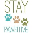 thumbnail image 2 of CafePress - Stay Pawsitive Mug - 11 oz Ceramic Mug - Novelty Coffee Tea Cup, 2 of 4
