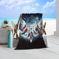 thumbnail image 2 of 1pc Dream Catcher Printed Beach Towel Multipurpose Summer Bath Towel For Travel, Beach, Pool, Yoga, Camping - Perfect Gift For Birthday, Christmas, Mother'S Day, Father'S Day,29X58inch, 2 of 8