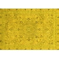 thumbnail image 1 of Ahgly Company Indoor Rectangle Abstract Yellow Modern Area Rugs, 7' x 10', 1 of 4