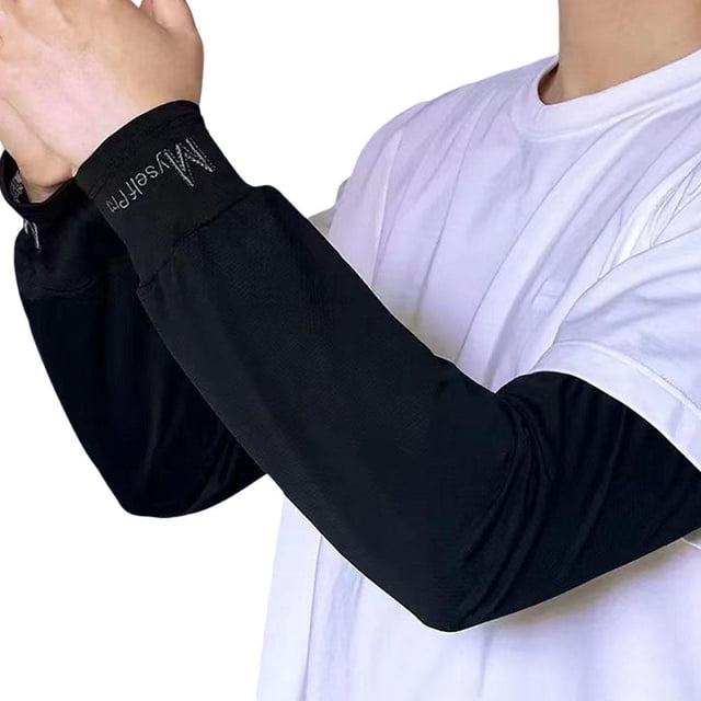 Ice Sleeves Men Sun Protection Loose Cycling Fishing Arm Work S2T8