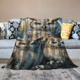 thumbnail image 2 of Orinice Cute Owl Blanket for Adults Kids Gifts for Owls Moon LoversThrow Blankets Soft Comfy Lightweight for Home Decor Couch Bed Sofa 40x50in, 2 of 6