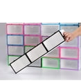 4 PCS Shoes Case Scarf Storage Box Shoe Rack for Boots Organizer for