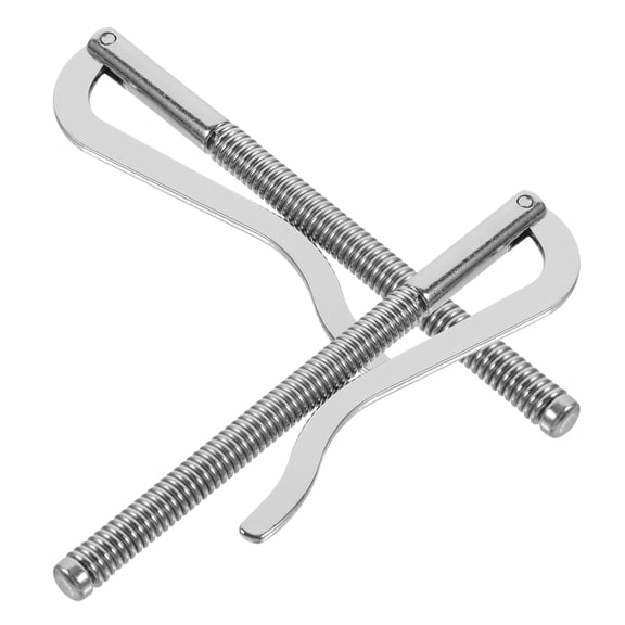 2 Pcs Cash Stuffing Wallet Metal Check Holder Man