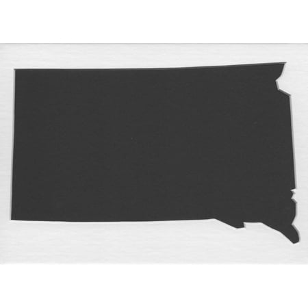 18x24 South Dakota State Stencil Made From 4 Ply Mat Board