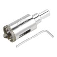 thumbnail image 4 of Unique Bargains Diamond Drill Bit 25mm Glass Hole Saws Core Drill Bit with Center Pilot Bit for Glass Ceramics Porcelain Tile, 4 of 4