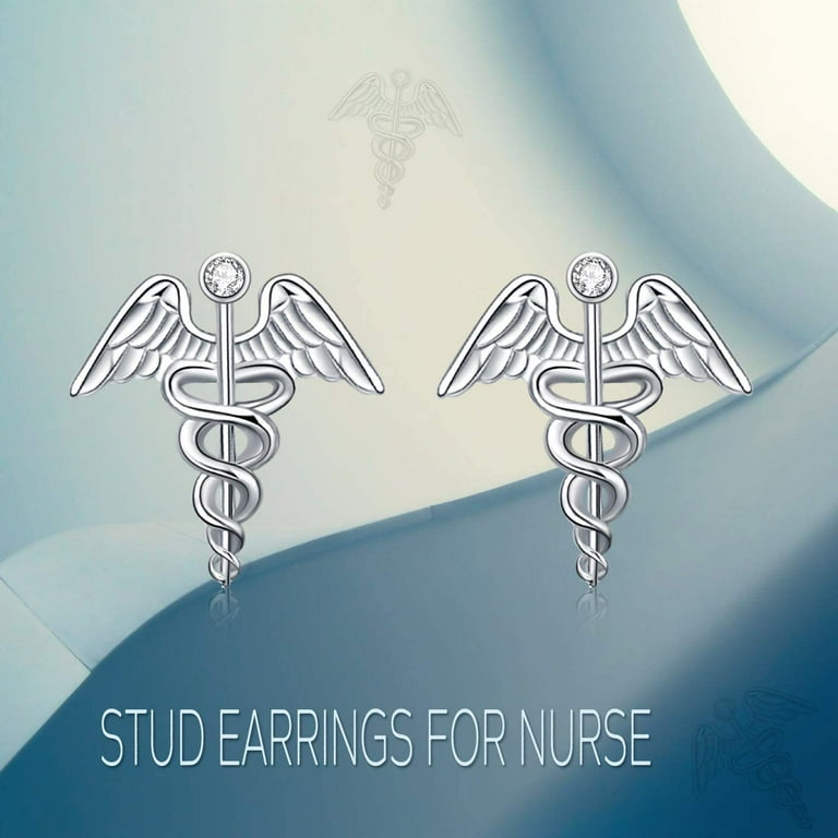 Nurse clearance earrings studs