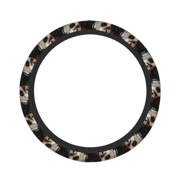 Jason Voorhees Elastic Steering Wheel Cover Stylish Neoprene Decorative Car Accessories for Universal Auto