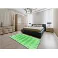 thumbnail image 5 of Ahgly Company Machine Washable Indoor Rectangle Transitional Green Area Rugs, 6' x 9', 5 of 7