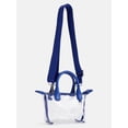 thumbnail image 3 of No Boundaries Women's Game Day Clear Mini Tote Bag, Cobalt, 3 of 4