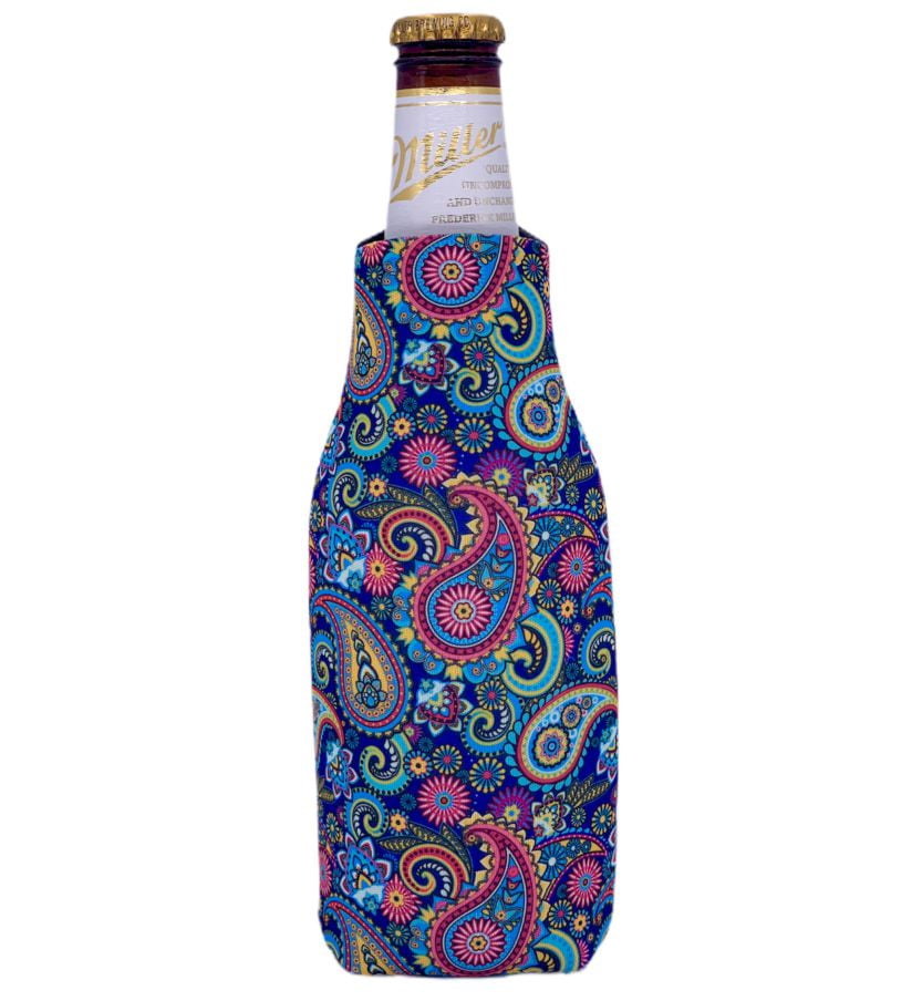 Paisley Pattern Beer Bottle Coolie