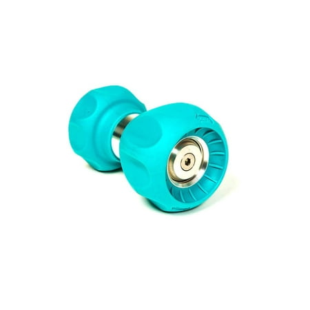 Ultimate Hose Nozzle Ultimate Innovations Original Fireman’s 5-Pattern Hose Nozzle- From Powerful Jet for Heavy Duty Cleaning & Soft and Gentle for Watering Flowers - Teal ()