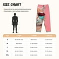 thumbnail image 6 of Haiem Cool Cat Pink Sunglasses Women's Pajama Pants Ultra Lightweight Pjs Bottoms Sleepwear Bottom Pants With Pocket Drawstring-, 6 of 7