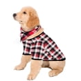 thumbnail image 4 of Pijama familiar a juego de Navidad, conjunto de Pijama corto de Dachshund a través de la nieve gris, 4 of 4