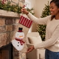 thumbnail image 7 of Feledorashia Christmas Burlap Stocking, Christmas Stocking Ornament, Christmas Accent for Christmas Tree Mantel Wreath Window Gift, Burlap Fabric with Mini Stocking Shape and Attached Hanging Loop, 7 of 7