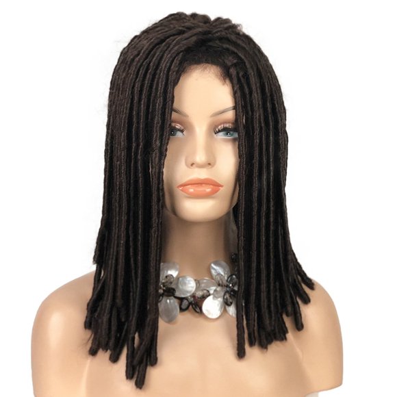 Lydell Twist Hair Crotchet Trenzas Pelucas Sintéticas Rastas Trenzas Peluca de pelo (marrón castaño)