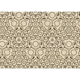 thumbnail image 1 of Ahgly Company Machine Washable Indoor Rectangle Transitional Brown Area Rugs, 4' x 6', 1 of 7