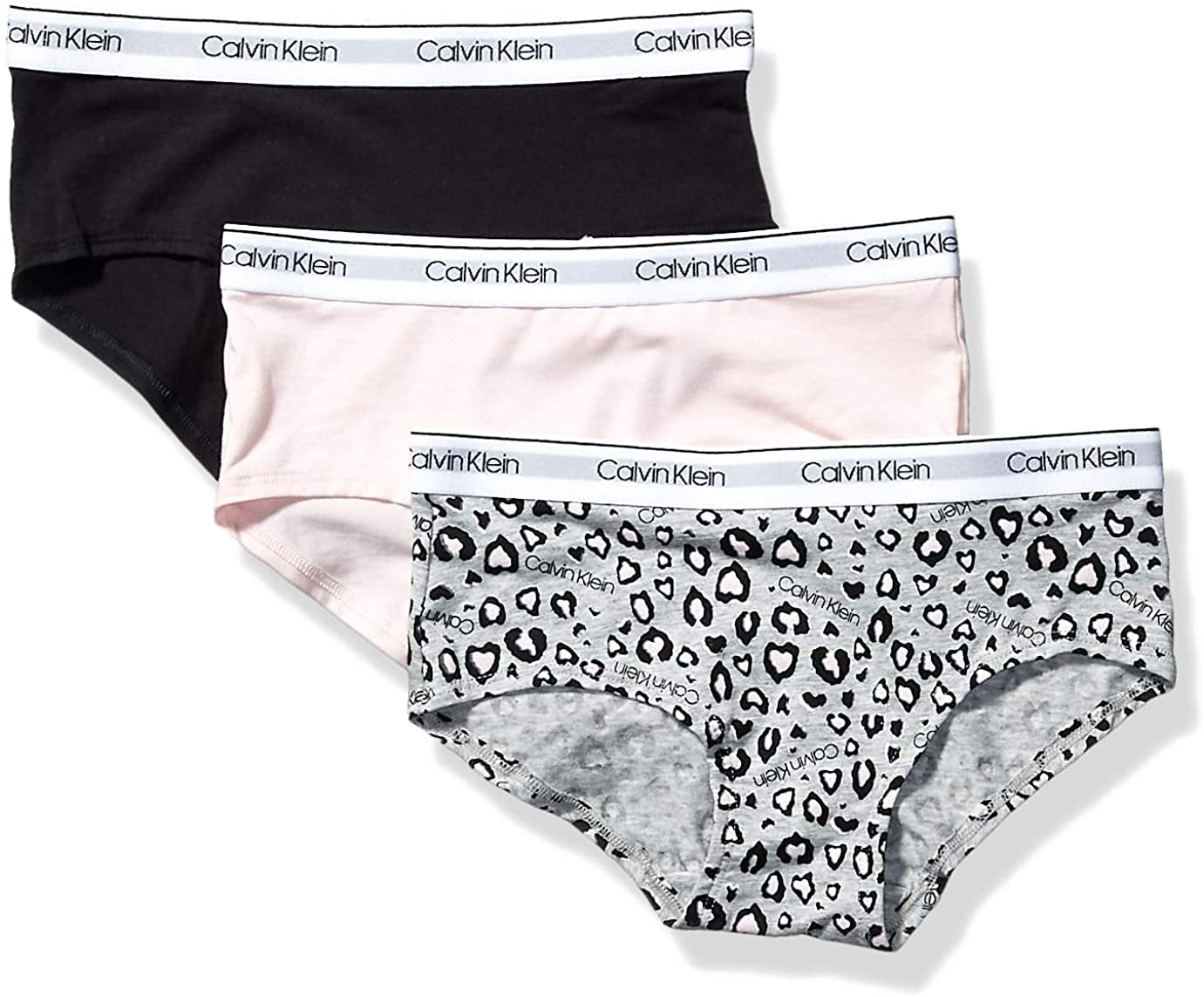 Calvin Klein Little Girls' Kids Modern Cotton Hipster Underwear