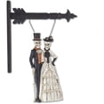 thumbnail image 2 of K&K Interiors Formal Dressed Skeleton Couple Arrow Replacement, 17-inch Height, Resin, 2 of 2