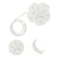 thumbnail image 3 of Unique Bargains Flower Adjustable Waist Belt for Fashionable Outfits White, 3 of 5